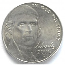 5 центов 2006 США - 5 cents 2006 USA, D