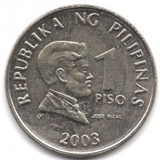 1 песо 2003 Филиппины - 1 piso 2003 Philippines, из оборота