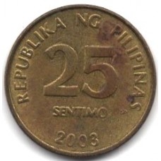 Монета 25 сентимо 2003 Филиппины - 25 sentimos 2003 Pilipinas