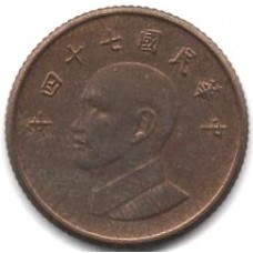 1 доллар 1985 Тайвань - 1 dollar 1985 Taiwan, из оборота