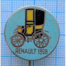 Значок Автомобиль Ретро RENAULT 1898