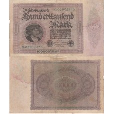 100000 марок 1923 Германия - 100000 mark 1923 Germany