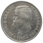 2000 реалов 1889 Бразилия - 2000 real 1889 Brazil, Серебро