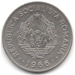 1 лей 1966 Румыния - 1 lei 1966 Romania