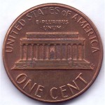 1 цент 1985 США - 1 cent 1985 USA, D