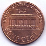 1 цент 1994 США - 1 cent 1994 USA, Без МД