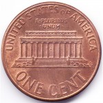 1 цент 1999 США - 1 cent 1999 USA, D