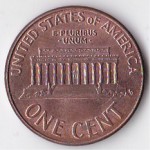 1 цент 2007 США - 1 cent 2007 USA, Без МД