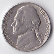 5 центов 1982 США - 5 cents 1982 USA, P