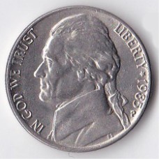 5 центов 1985 США - 5 cents 1985 USA, P