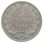 5 франков 1845 Франция - 5 francs 1845 France, Серебро