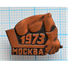 Значок Чемпионат мира по хоккею, Москва 1973 год