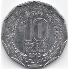 10 рупий 2013 Шри-Ланка - 10 rupees 2013 Sri Lanka