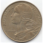 20 сантимов 1996 Франция - 20 centimes 1996 France