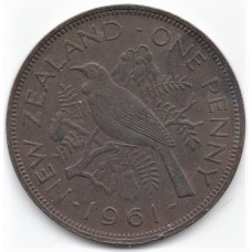 10 Пенни 1961 Новая Зеландия - 1 Penny 1961 New Zealand