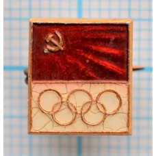 Значок - Олимпиада 1980, Олимпийские кольца