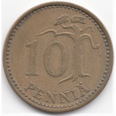 10 пенни 1973 Финляндия - 10 pennia 1973 Finland