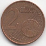 2 евроцента 2005 года Италия - 2 euro cent 2005 Italy