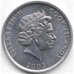 1 цент 2003 Острова Кука - 1 cent 2003 Cook Islands, из оборота