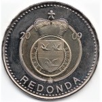 10 долларов 2009 остров Редонда - 10 dollar 2009 Redonda