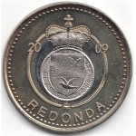 5 долларов 2009 остров Редонда - 5 dollar 2009 Redonda