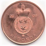 0,05 доллара 2009 остров Редонда - 0,05 dollar 2009 Redonda