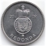 0,25 доллара 2009 остров Редонда - 0,25 dollar 2009 Redonda