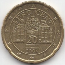 20 евроцентов 2004 года Австрия - 20 euro cent 2004 Austria