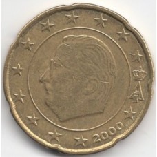 20 евроцентов 2000 Бельгия - 20 euro cents 2000 Belgium