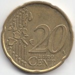 20 евроцентов 2000 Бельгия - 20 euro cents 2000 Belgium