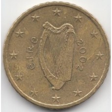 50 евроцентов 2002 года Ирландия - 50 euro cent 2002 Ireland