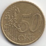 50 евроцентов 2002 года Ирландия - 50 euro cent 2002 Ireland