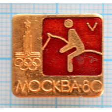 Значок серия - 6, Москва 1980, XXII Олимпийские Игры, Конный спорт