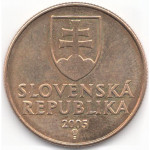 1 крона 2005 Словакия - 1 koruna 2005 Slovakia