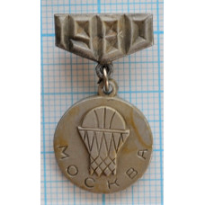 Значок серия - 8, Москва 1980, XXII Олимпийские Игры, Подвес, Баскетбол