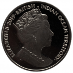 2 фунта 2019 Британская территория Индийского океана - 2 pound 2019 BRITISH INDIAN OCEAN TERRITORY, 80 лет началу Второй мировой войны