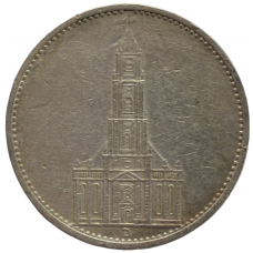 5 рейхсмарок 1934 Германия, D - 5 reichsmarks 1934 Germany, D, из оборота