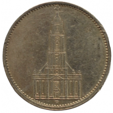 5 рейхсмарок 1935 Германия, А - 5 reichsmarks 1935 Germany, А, из оборота