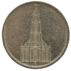 5 рейхсмарок 1935 Германия, E - 5 reichsmarks 1935 Germany, E, из оборота