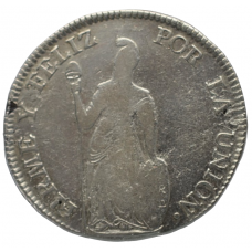 4 реала 1836 Перу - 4 rial centimos 1836 Peru