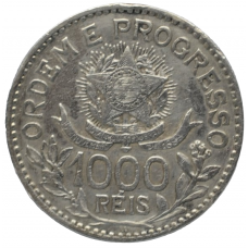 1000 реалов 1913 Бразилия - 1000 RЕIS 1913 BRAZIL