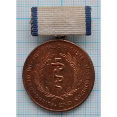 Медаль За заслуги в области здравоохранения и социального обеспечения, ГДР