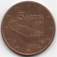 5 евроцентов 2008 Греция - 5 euro cent 2008 Greece
