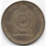 1 рупия 2008 Шри-Ланка - 1 rupee 2008 Sri Lanka, из оборота