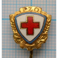 Значок PZO Комитет общества Красного Креста, Польша, Медицина