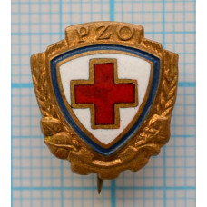Значок PZO Комитет общества Красного Креста, Польша, Медицина