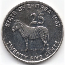 25 центов 1997 Эритрея - 25 cents 1997 Eritrea