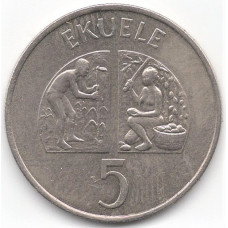 5 экуэле 1975 год Экваториальная Гвинея - 5 EKUELE REPUBLICA DE GUINEA ECUATORIAL