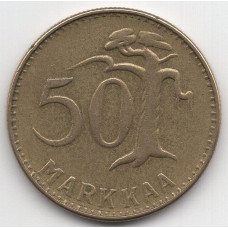 50 марок 1953 Финляндия - 50 markka 1953 Finland, из оборота
