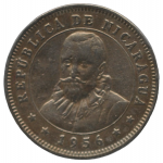 25 сентаво 1956 Никарагуа - 25 CENTAVOS 1956 REPÚBLICA DE NICARAGUA